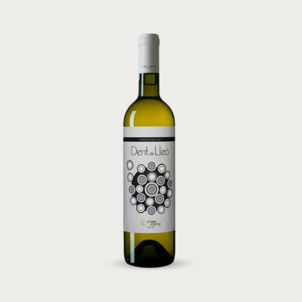 Fles Mas Vicenç Dent de Lleó houtgerijpte witte wijn uit D.O. Tarragona