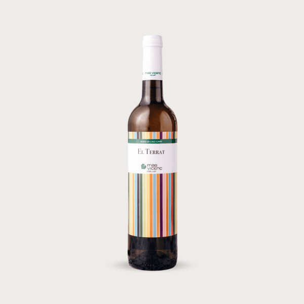 Fles Mas Vicenç El Terrat jonge witte wijn uit Tarragona