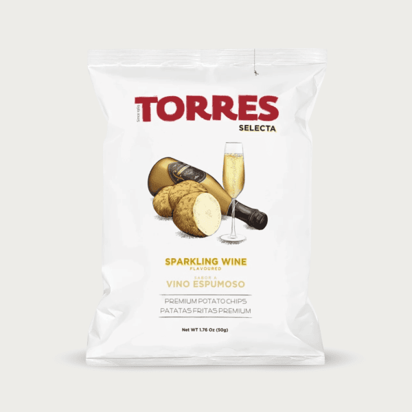 Zak Torres premium chips met het aroma van mousserende wijn.
