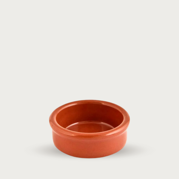 Terracotta tapas schaaltje van Torrent uit Breda Catalonië 6 cm