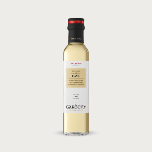 Badia Cava azijn (250ml) Fles Badia Cava-azijn, gemaakt van cava-basiswijn met Macabeu, Parellada en Xarel·lo.