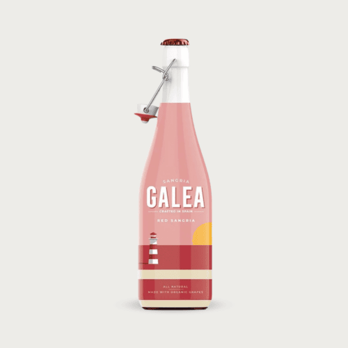 Roze fles Galea Sangria met rode wijnsangria