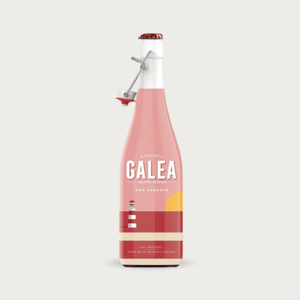 Roze fles Galea Sangria met rode wijnsangria