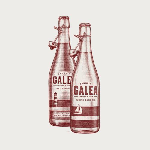 Galea Sangriaflessen rood en wit